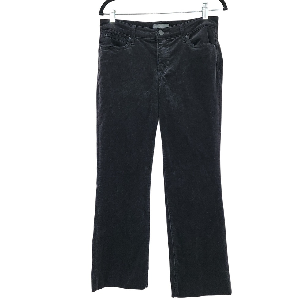 Kut from the Kloth Corduroy Pants 6 Women Black Karen Baby Bootcut  Darkacademia